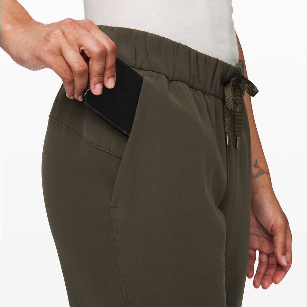 Lululemon On the Fly Jogger | Dark Green Olive Color | Woman’s Size 2 - Picture 4 of 7